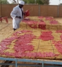 Transformation de la viande en kilichi par un producteur dans la region de Maradi
